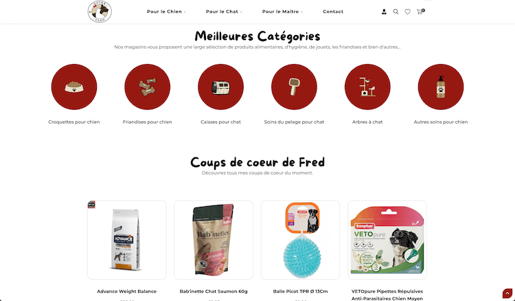 Boutique en ligne Oscar & Cléo