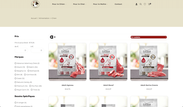 Produits Oscar & Cléo