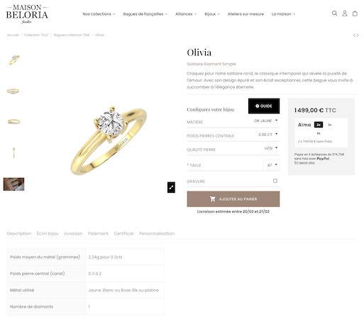 Optimisation SEO Maison Beloria