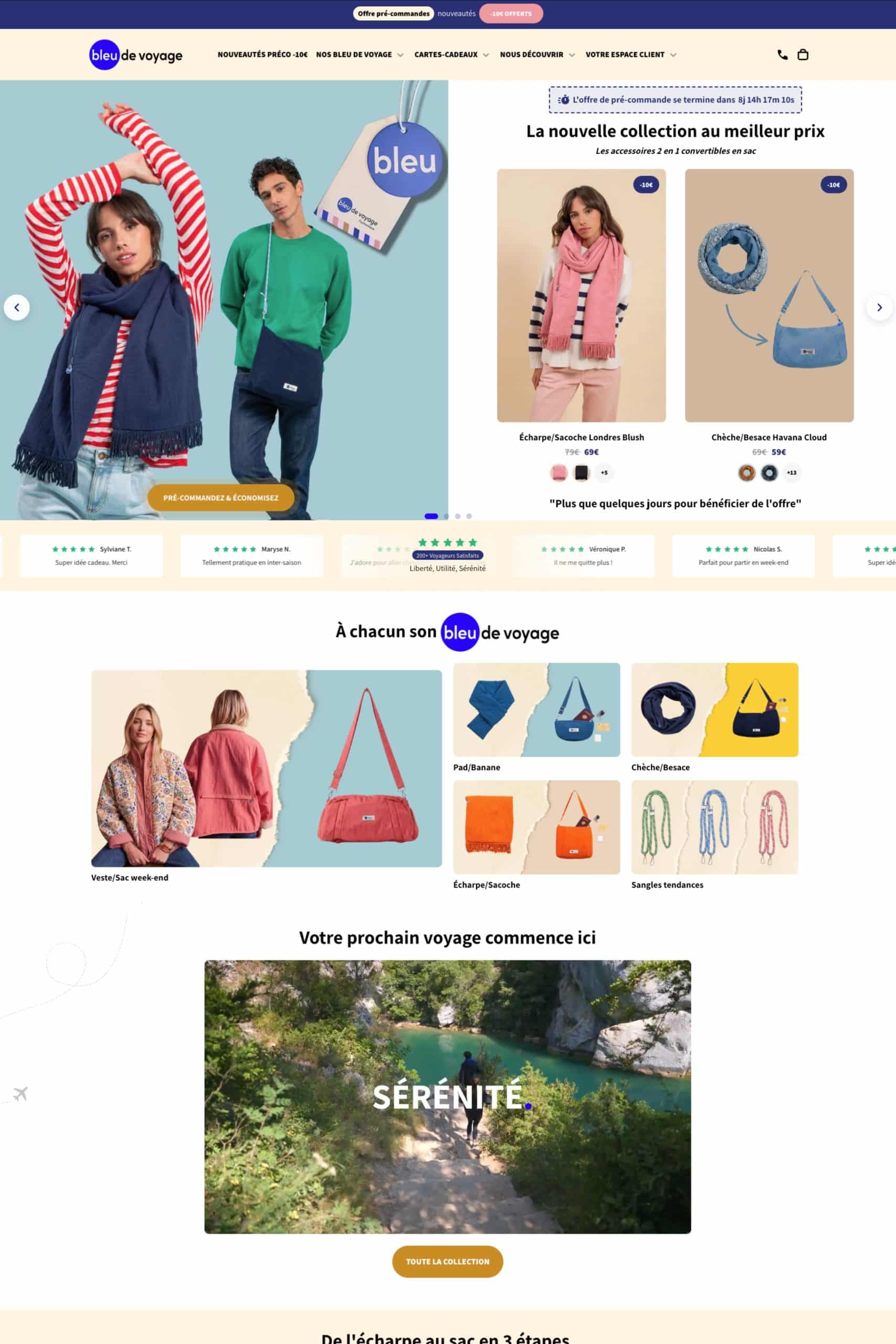 Réalisation d’un site marchand Shopify dédié à la vente de prêt-à-porter en ligne