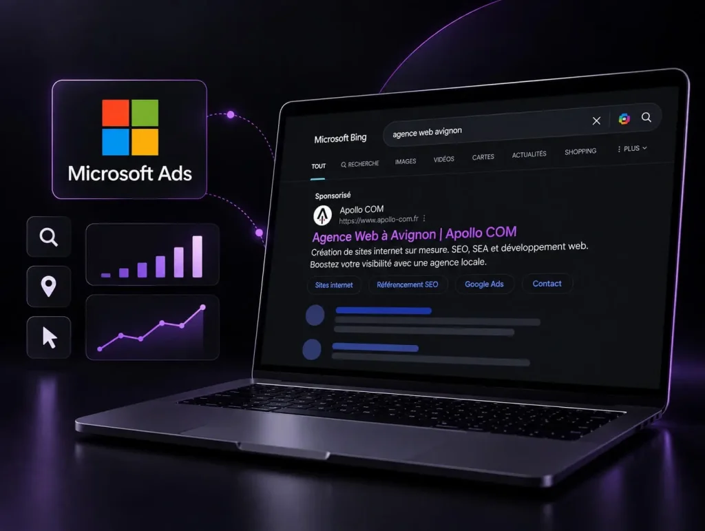 Gestion de campagnes Microsoft Ads par l’agence SEA Apollo COM