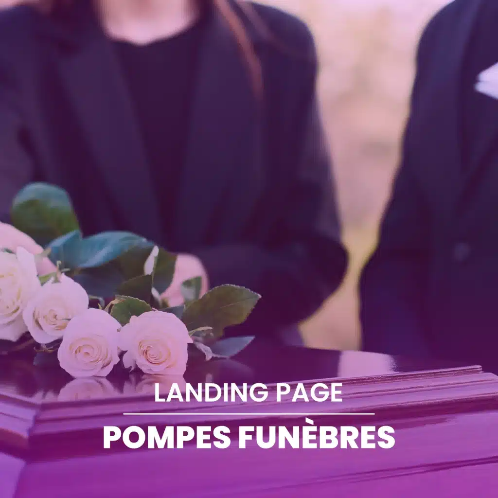Landing page Pompes Funèbres Armand