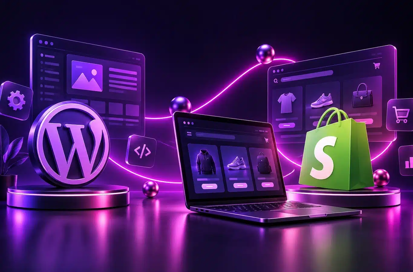 WordPress ou Shopify : quelle solution pour vendre en ligne ?